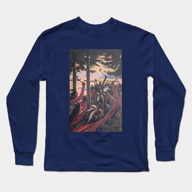 He Saw The Whole Body of Warriors, Shouting And Gesticulating Wildly Long Sleeve T-Shirt by Star Scrunch